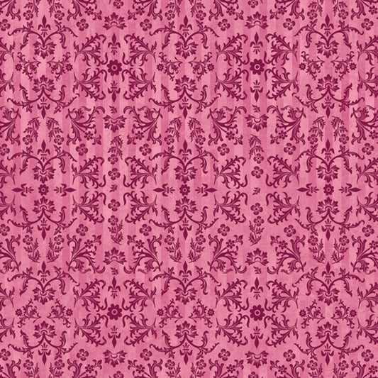 Pink Flourishes Paper - Hot Off the Press