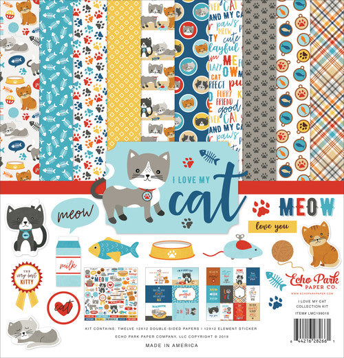 I Love My Cat Collection Kit - Echo Park