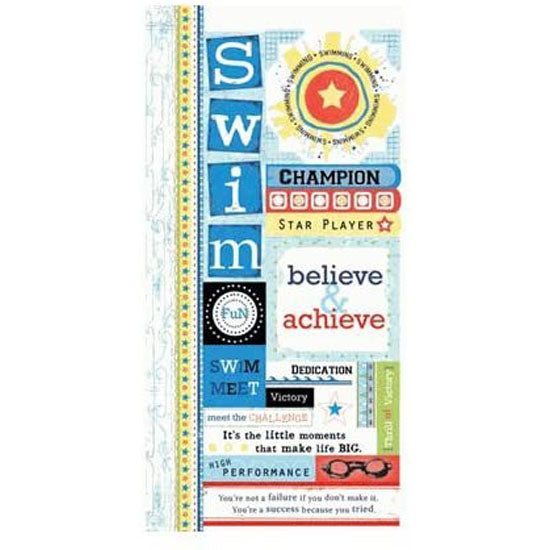 Swimming Attitude Stickers  - Carolees Creations/Adornit image 0