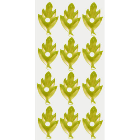Bright Gold Leaves Metal Eyelets - Carolees Creation image 0