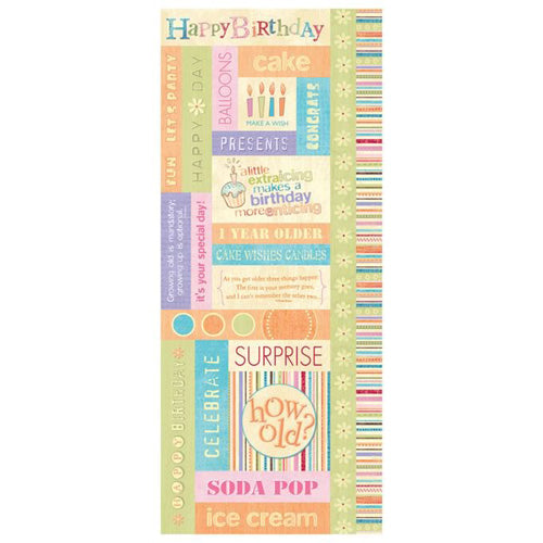 Kelly Panacci Birthday Word Blocks Sticker - Sandylion image 0