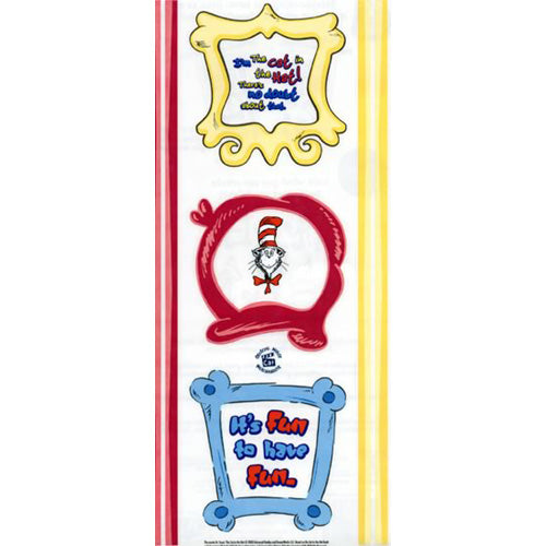 Cat in the Hat Frame Sticker, SandyLion image 0