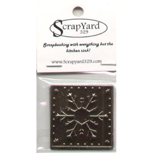 Antique Snowflake Embossed Tins (4 Pack)  / Scrap Yard 329 image 0