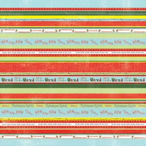 Holiday Stripes Paper - Carolees Creation image 0