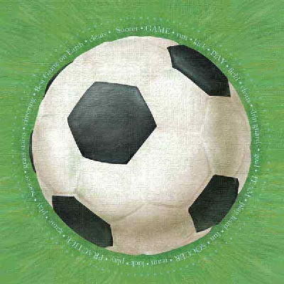 Jumbo Soccer Ball Paper - Carolees Creations/Adornit image 0