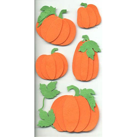 Pumpkins 3-D Essentials Sticker, SandyLion image 0