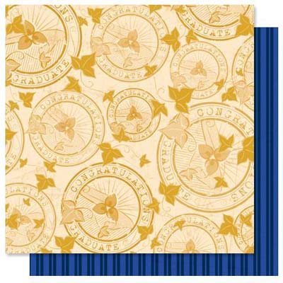 Grad Logos Double-Sided Glitter Paper - Best Creation Inc image 0