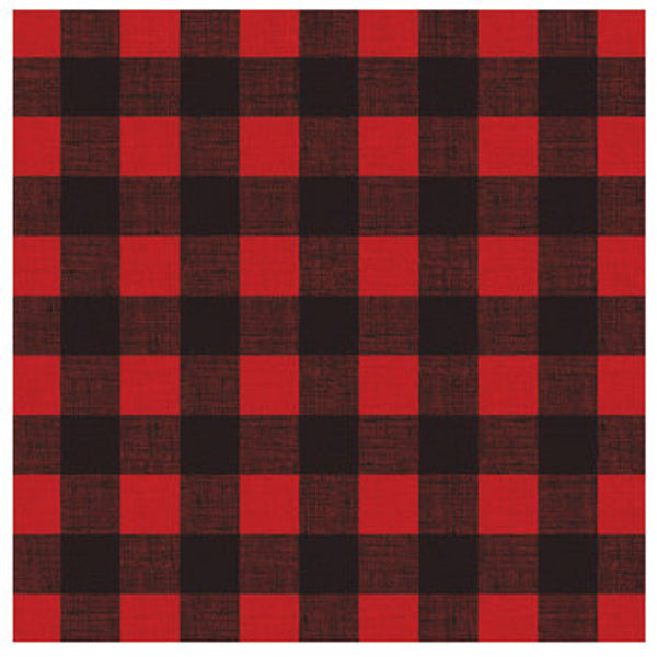Red &amp; Black Buffalo Checks - Paper Studio image 0