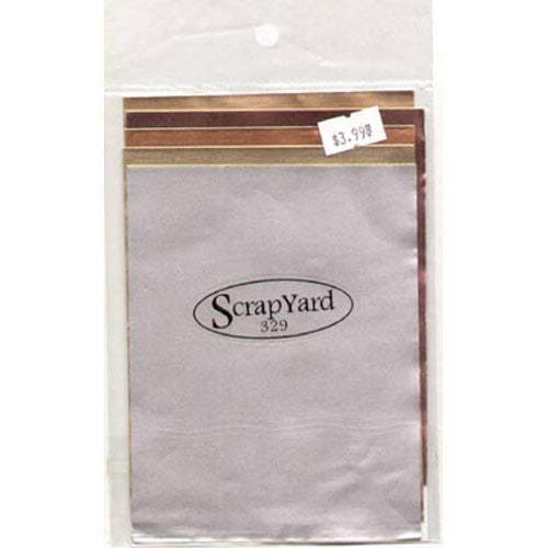 Assorted Metal Sheets with Adhesive Back - Scrap Yard 329 image 0
