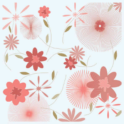 Mia's Field of Flowers Paper - Carolees Creations/Adornit image 0