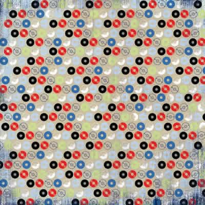 Energetic Dots 12 x 12 Paper - Carolees Creation image 0