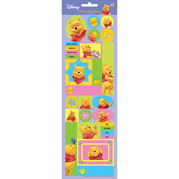 Disney Pooh Cardstock Sticker - SandyLion image 0