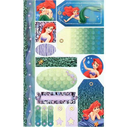 Ariel Cardstock Sticker Sheet - SandyLion image 0