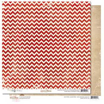Yours Truly "Chevrons" Double-Sided Paper - Glitz image 0