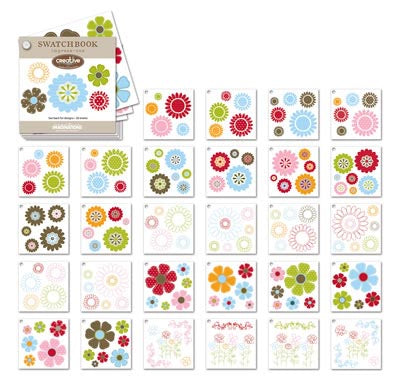 Spirit Flowers Impress On Swatch Book - Creative Imaginations image 0