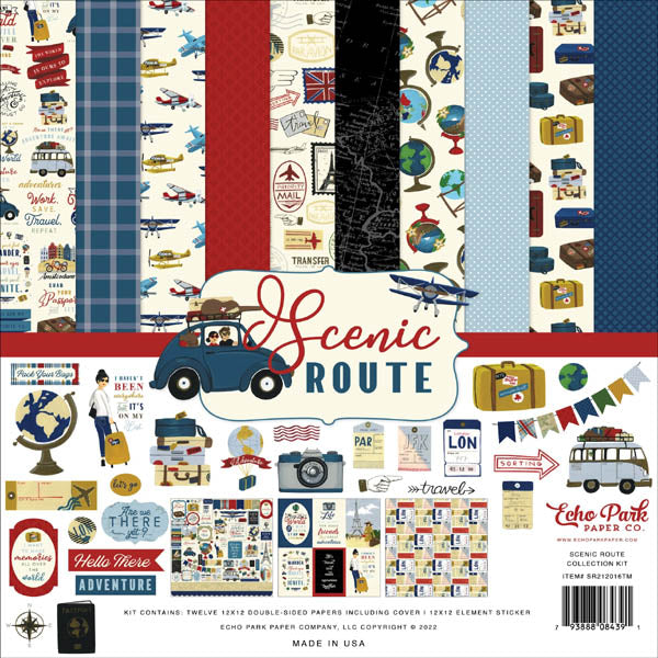 Scenic Route 12x12 Collection Kit - Echo Park image 0