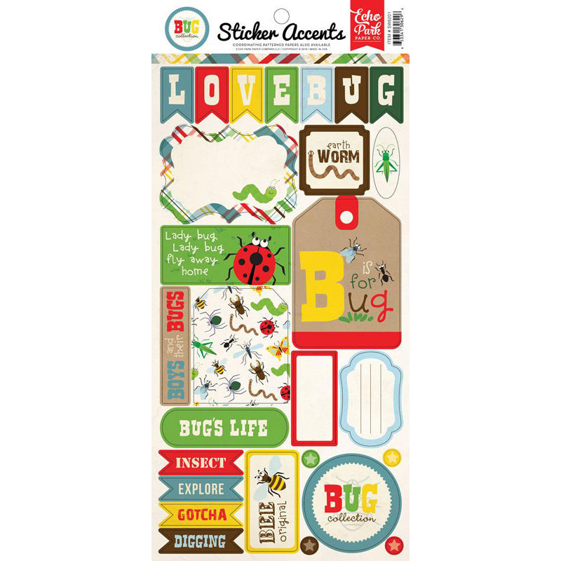 Bug Cardstock Sticker  - Echo Park image 0