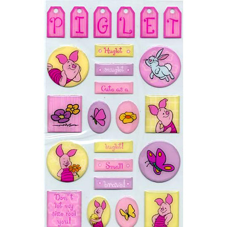 Piglet Sticker Gems, SandyLion image 0
