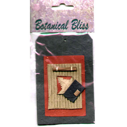 Botanical Bliss Green & Red Tag by Dolphin Enterprises image 0