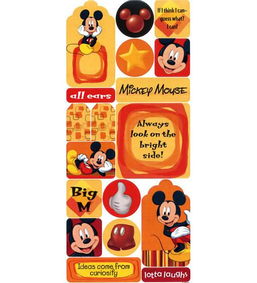 Mickey Stickers &amp; Tags, SandyLion image 0