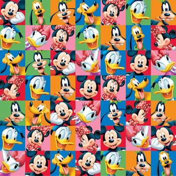 Mickey &amp; Friends Portraits Paper, SandyLion image 0
