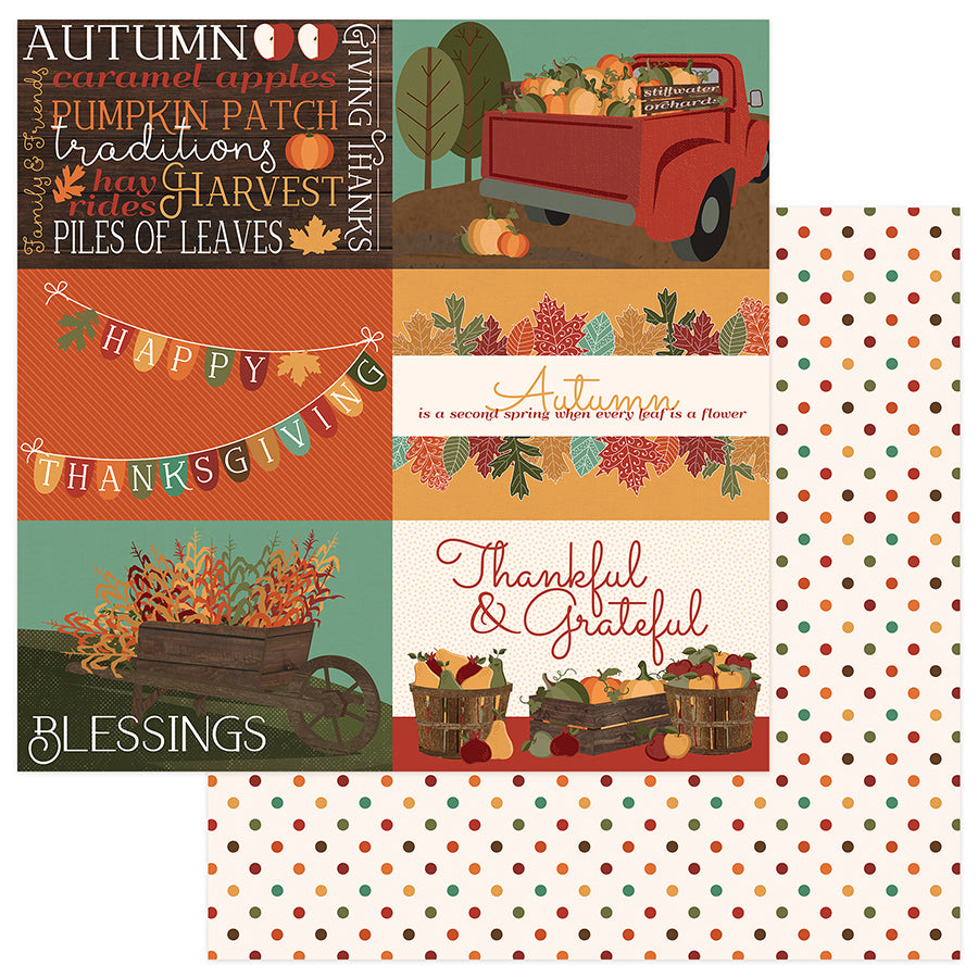 Blessed 12 x 12 Paper/Autumn Orchard Collection - PhotoPlay image 0