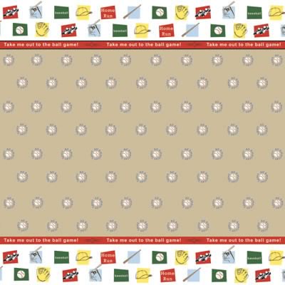 Ball Game 12 X 12 Paper - Carolees Creation image 0