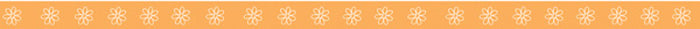 Daisy Orange Ribbon - Carolees Creations/Adronit image 0