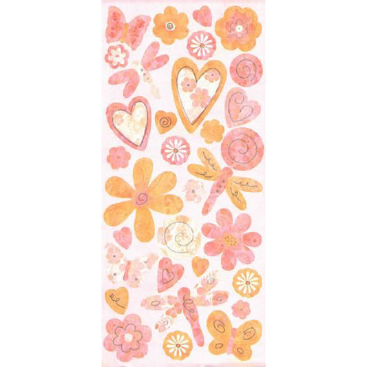 Pink Print Sticker, SandyLion image 0