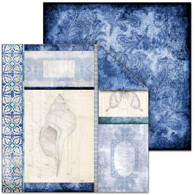 Oceanside Double-Sided Paper - Creative Imaginations image 0