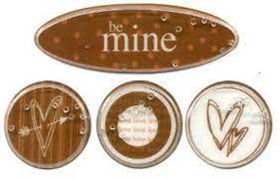 Be Mine Shaker Stickers - Carolees Creation image 0