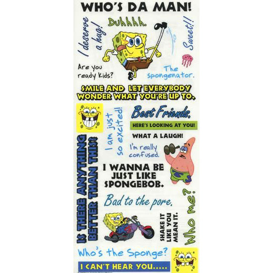 SpongeBob Quote Sticker, Sandylion image 0