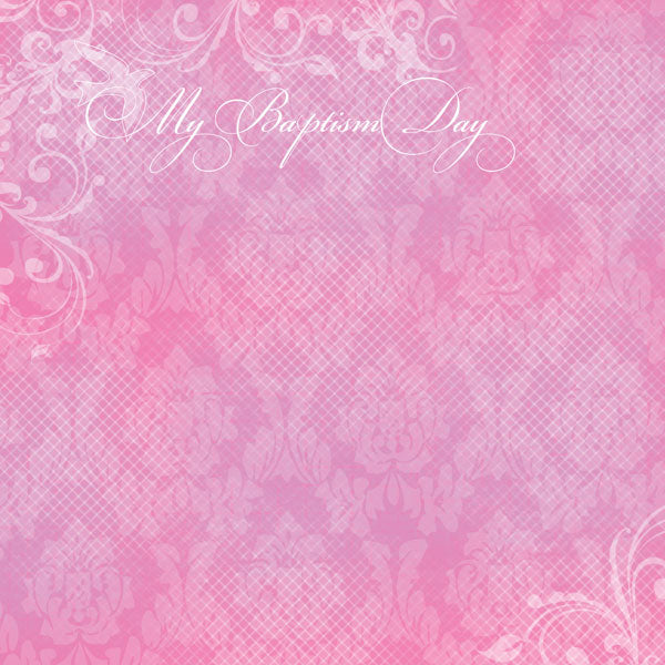 My Baptism Day Pink - Scrapbook Customs image 0