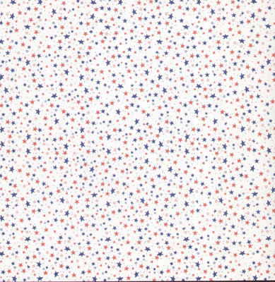 Tiny Patriotic Stars Cardstock Paper image 0