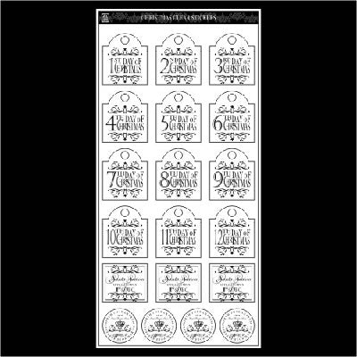 Christmas Clear Stickers/Mulberry Collection - Delish Designs image 0