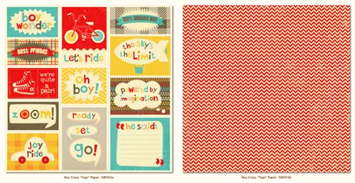 Double-Sided Tags/Boy Crazy Collection - My Mind's Eye image 0