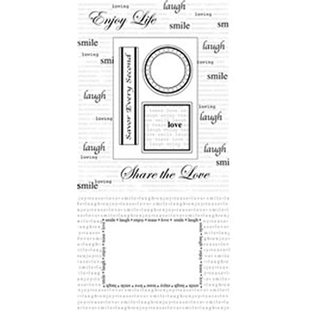 Enjoy Life Transparent Overlays - Carolees Creations image 0