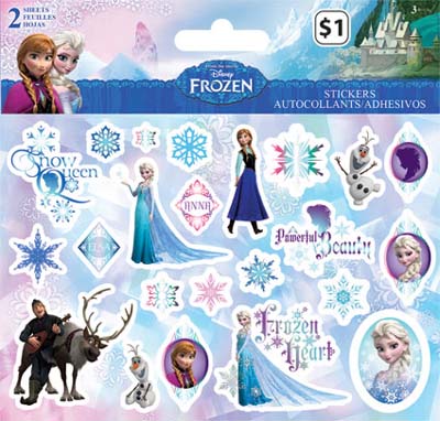 Disney Frozen Mini FoldOver Stickers, Sandylion image 0