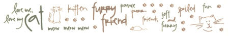 Purr-fect Cat Rub On - Carolees Creations image 0