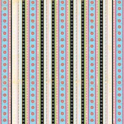 Valentine Stripes Paper - Carolees Creation image 0