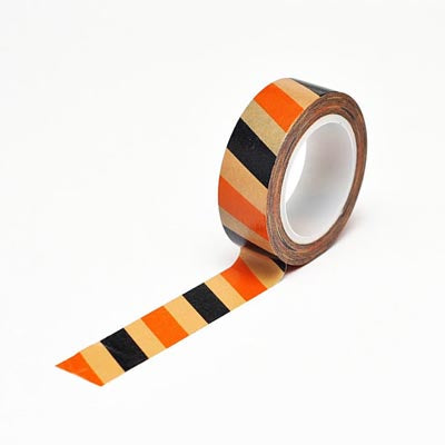Krafty Halloween Stripe Trendy/Washi Tape - Queen & Co image 0