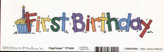 First Birthday Topper / Cock A Doodle image 0