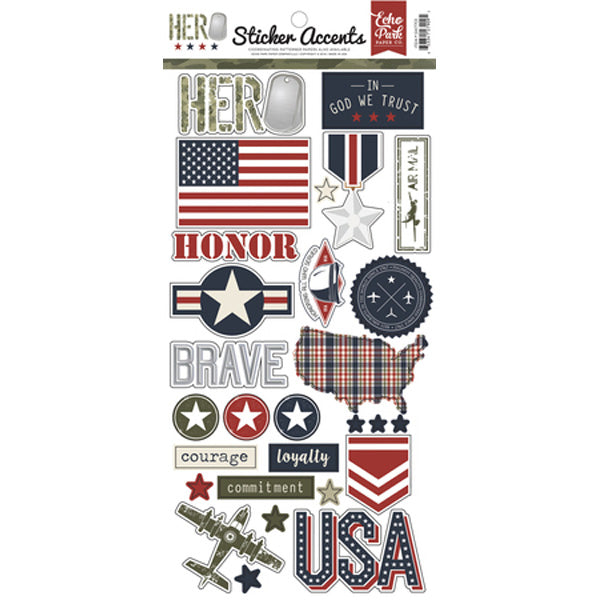 Hero Sticker Accents - Echo Park image 0