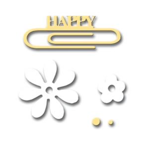 Daisy Happy Metal Accents / Carolees Creation image 0