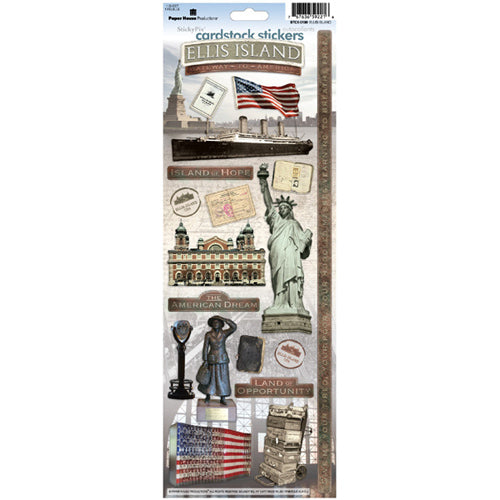 Ellis Island Cardstock Sticker - Paper House image 0