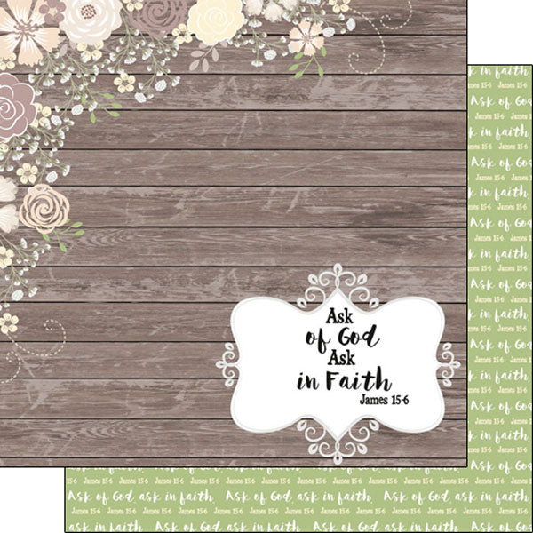 Ask God in Faith - Scrapbook Customs image 0