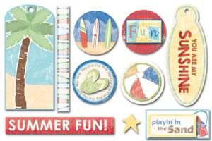 Summer Goodies 3-D Foam Sticker - Carolees Creation image 0