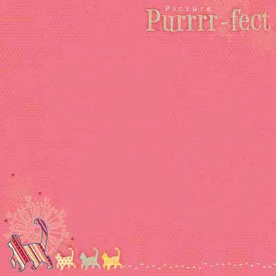 Picture Purrfect 12 x 12 Paper - Carolees Creations image 0