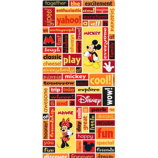 Mickey Phrase Sticker, SandyLion image 0