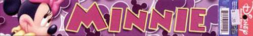 Minnie Purple Border Block - Paper Garden image 0